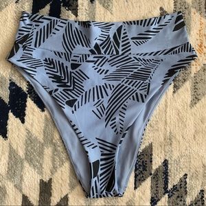 aerie high cut cheeky bikini bottom